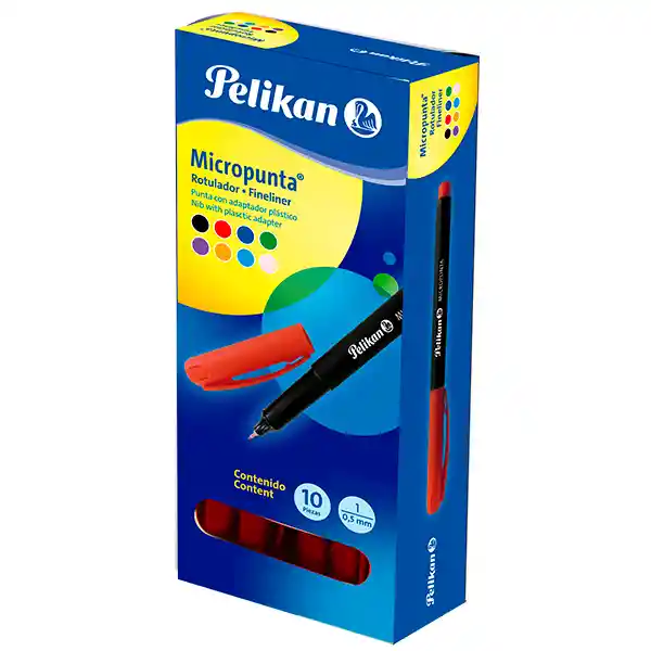 Micropunta Pelikan X10 Rojo