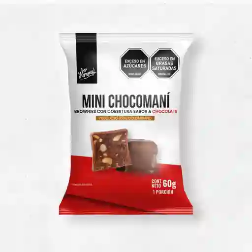 Mini Brownies Chocomani Cubiertos De Chocolate