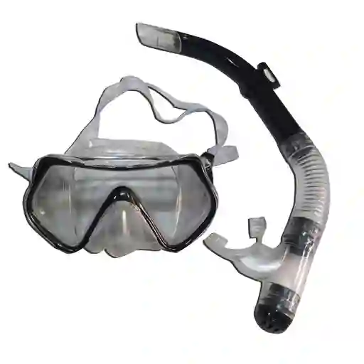 Careta Y Snorkel Para Nadar Panoramico Sport