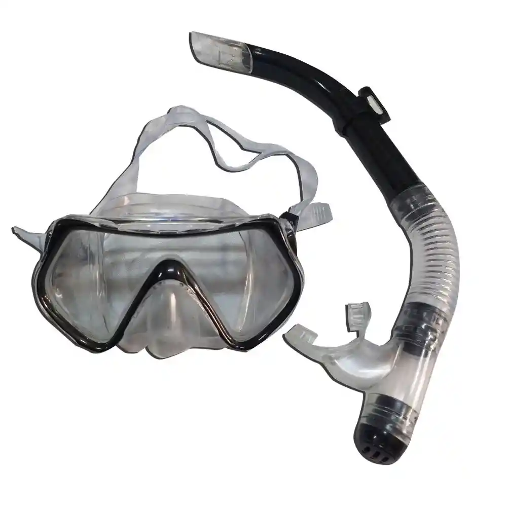 Careta Y Snorkel Para Nadar Panoramico Sport