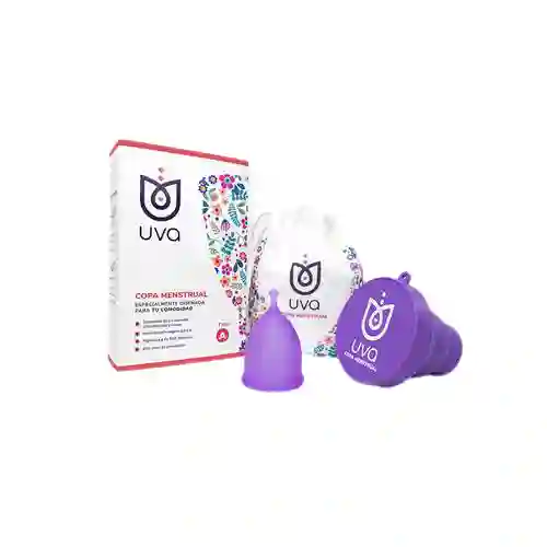 Copa Menstrual Uva Talla A - Kit