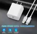Cargador Iphone 35w Carga Rápida Tipo C A Lightning Genérico Cable De Datos Usb