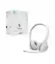 Diadema Logitech H390 Usb Blanca