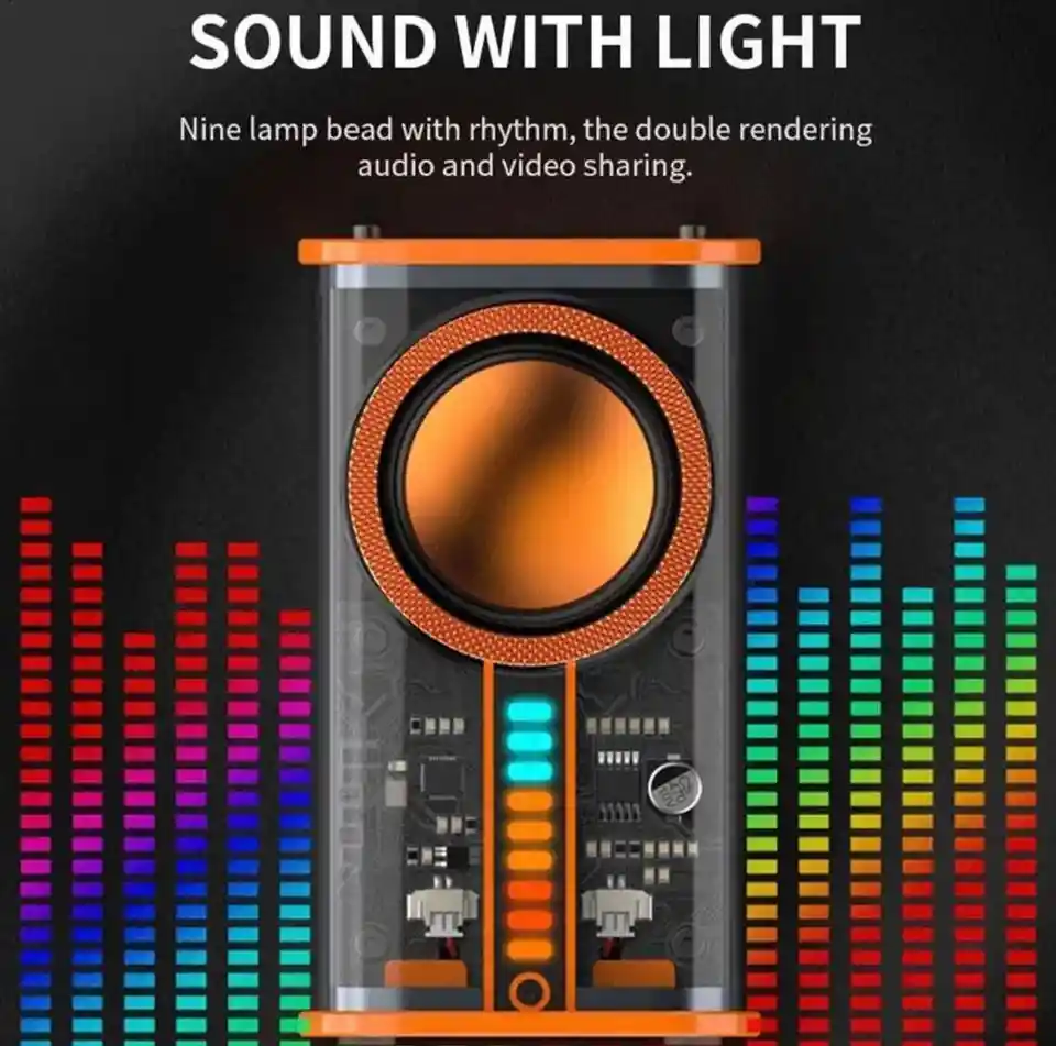 Parlante K07 Transparente 5w