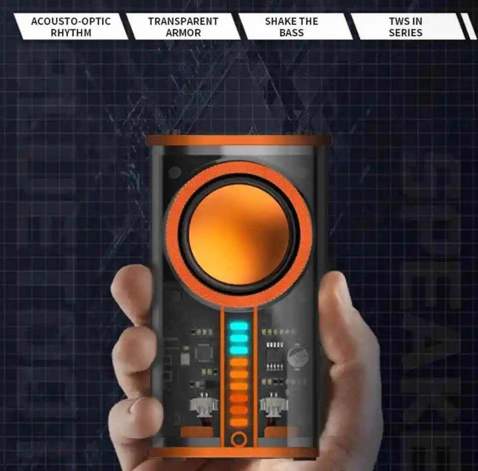 Parlante K07 Transparente 5w