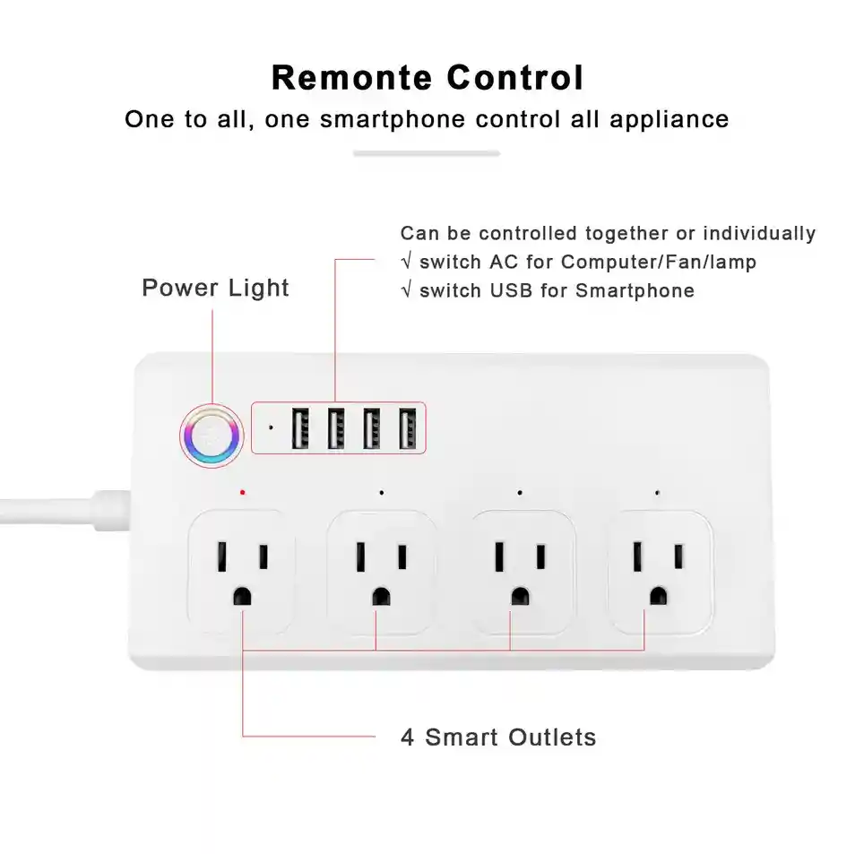 Multitoma Inteligente Wifi Alexa, Google