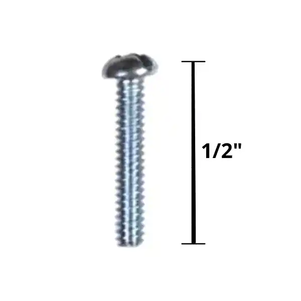 Tornillo 1/8 X 1/2" Rosca Ordinaria Con Tuerca X 100 Und Para Toma