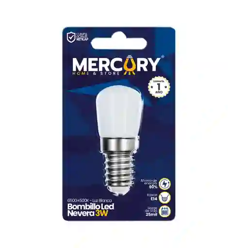 Bombillo Nevera E14 Led 3w Mercury