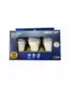 Kit X3 Bombillos Led Luz Blanca 9w E27