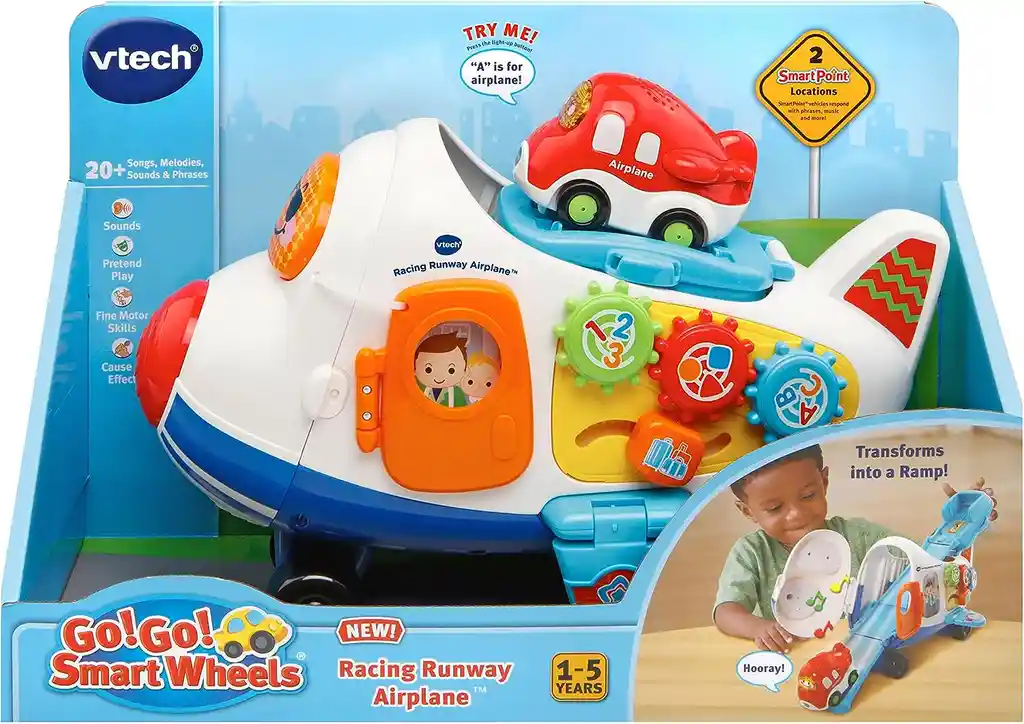 Juego Interactivo Avión Con Luces Y Sonidos Para Niños Niñas