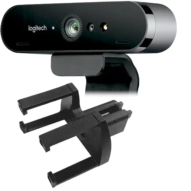 Cámara Web Cam Logitech Brio 4k 90fps + Obsequio Soporte Puerto Tipo C