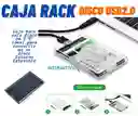 Caja Rack Disco Transparente /caja Traslucida Disco Externo/ Soporte Para Disco /carcasa Hhd Ssd