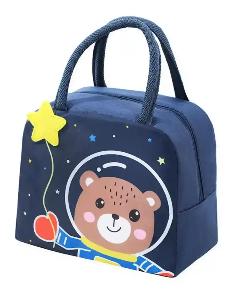 Lonchera Bolsa Termica Infantil 3d Dibujos