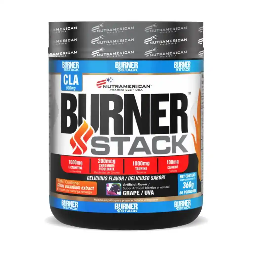 Burner Stack Con Cla Y L-carnitina 360gr