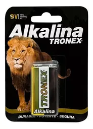 Tronex Pila Alcalina Cuadrada 9v