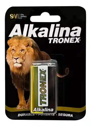 Tronex Pila Alcalina Cuadrada 9v