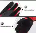 Guantes De Invierno Para Motocicleta Pantalla Táctil Motorcross Impermeable A Prueba De Agua Negros