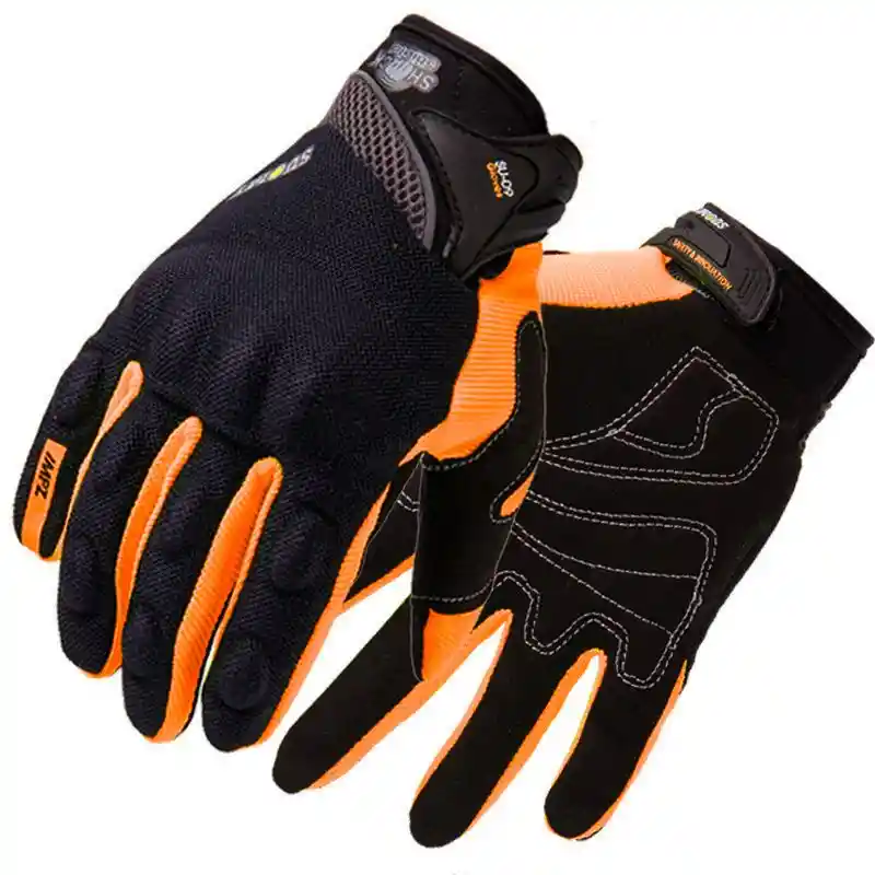 Guantes Su09 Moto Super Cómodos Con Protección Forrada