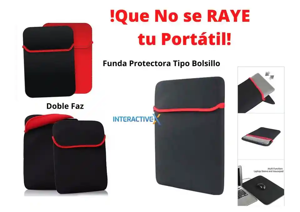 Funda Para Portatil 14" / Estuche Para Portatil/ Protector Portatil / Funda Mac Air