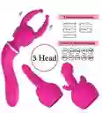 Vibrador Graceful Magic Wand Xoxoo Estimulador Doble De Clitoris Y Punto G, 10 Funciones