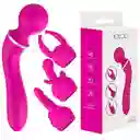 Vibrador Graceful Magic Wand Xoxoo Estimulador Doble De Clitoris Y Punto G, 10 Funciones