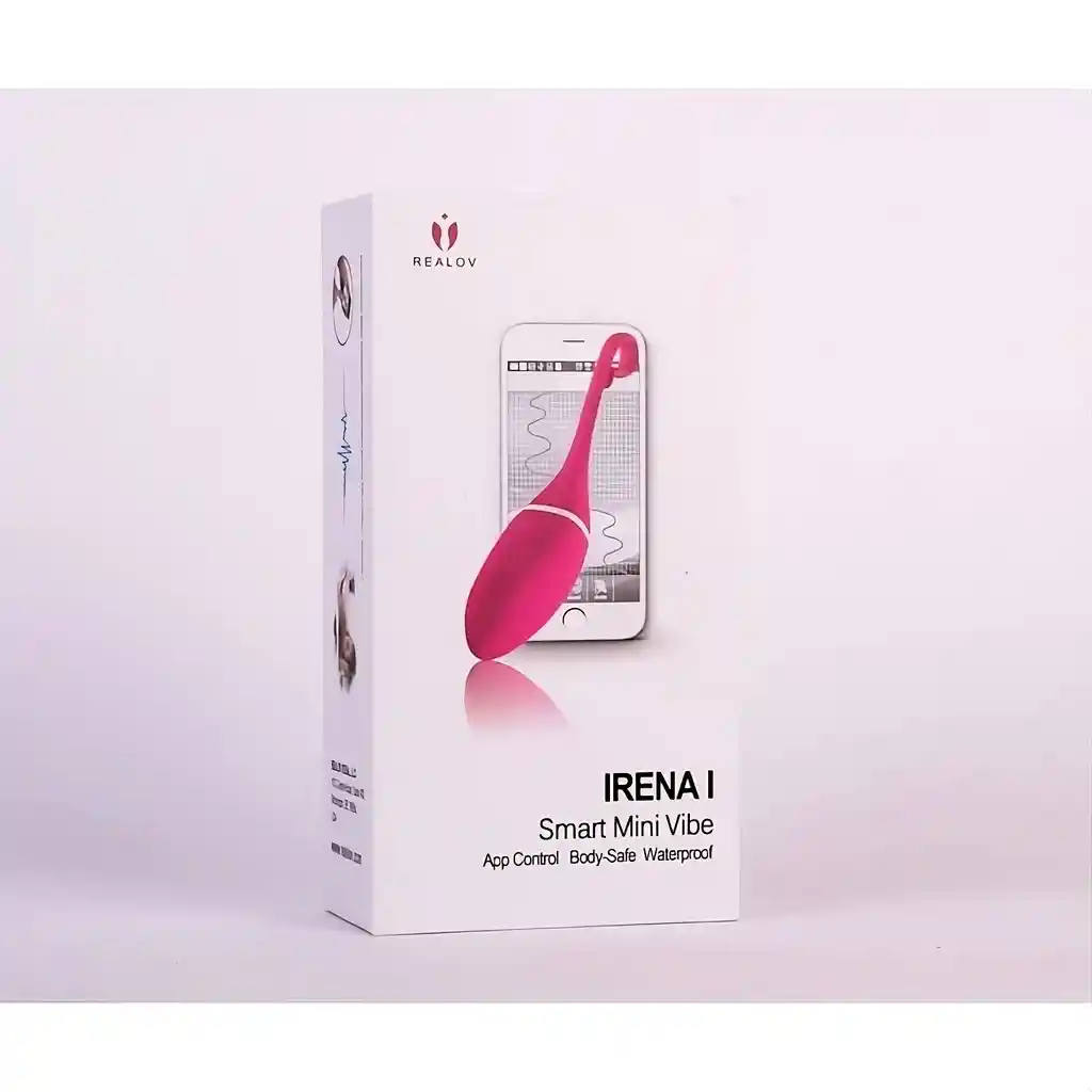 Realov Irena I Smart Mini Huevo Vibrador Bluetooth Con Control A Través De App Infinitas Posibilidades De Vibración.compatible Con Iphone Y Android