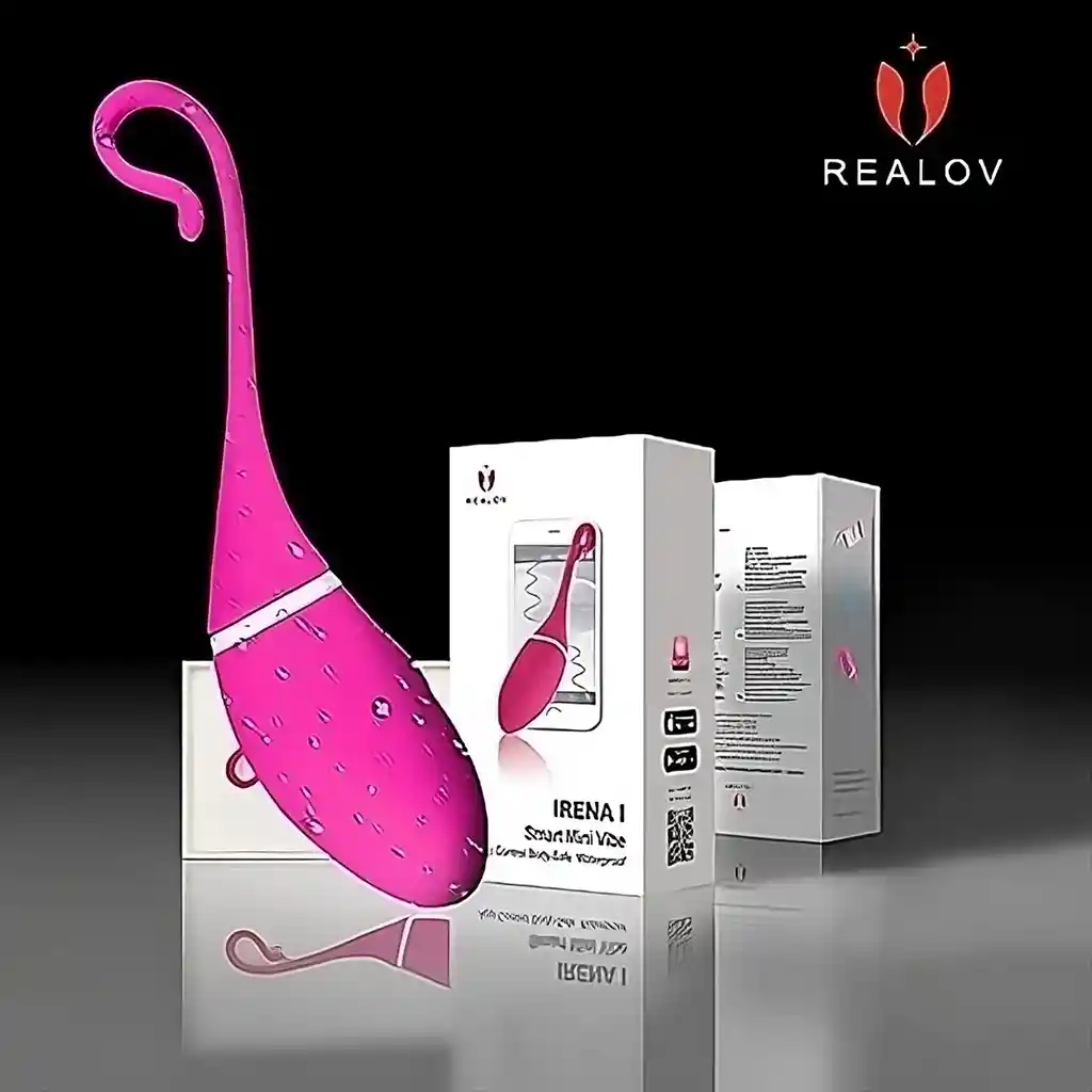 Realov Irena I Smart Mini Huevo Vibrador Bluetooth Con Control A Través De App Infinitas Posibilidades De Vibración.compatible Con Iphone Y Android