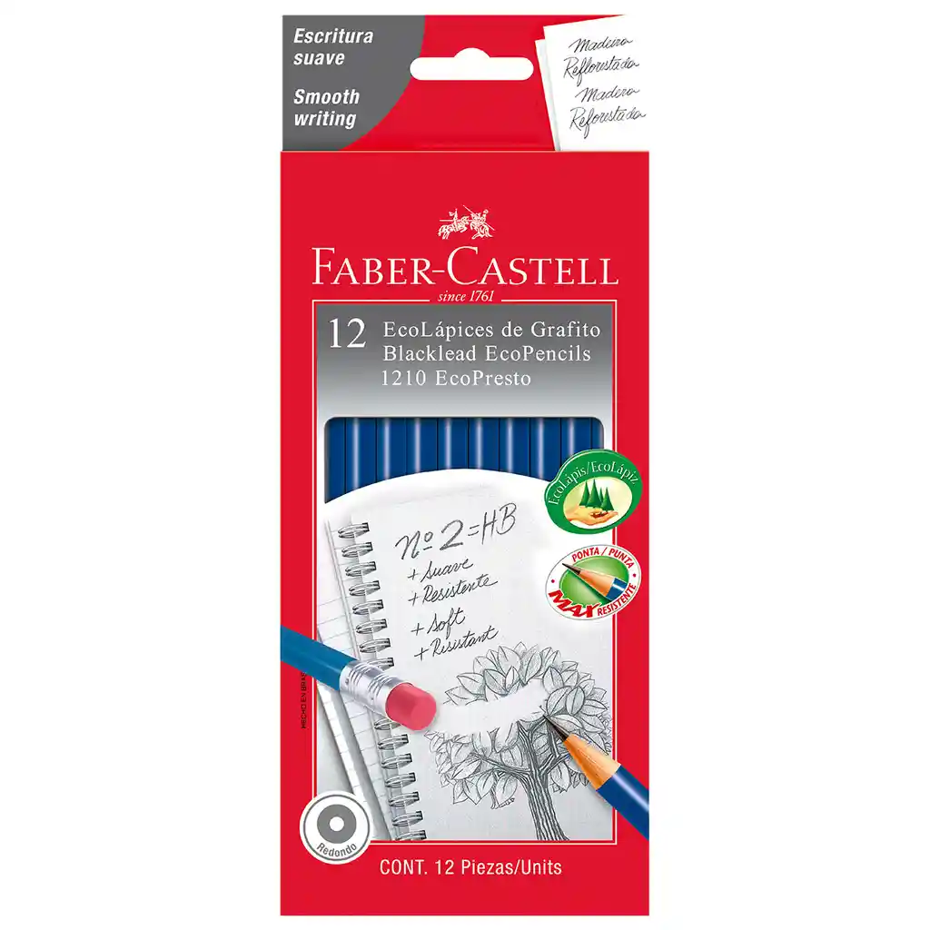  Lapiz  Faber Castell  Negro Caja X 12 