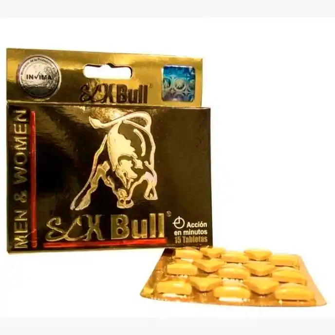 Viagra X15 Sex Bull Reg. Potenciador Masculino Fuerte Erección