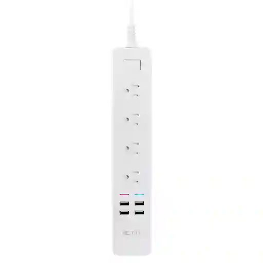 Regleta Inteligente Wifi Nexxt, Google Alexa / 4 Tomas 4 Usb