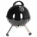 Asador A Carbon Bbq Redondo Negro