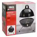 Asador A Carbon Bbq Redondo Negro