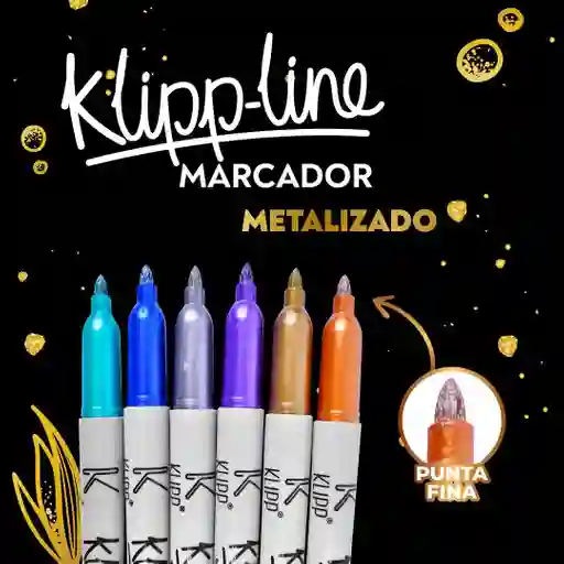 Marcadores Metalicos X6 Klipp