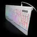 Teclado Usb Rgb Blanco