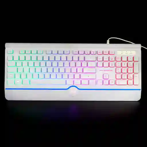 Teclado Usb Rgb Blanco