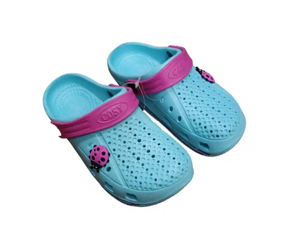 Crocs Sueco Chanclas Sandalias Para Viaje Antideslizantes Para Niña Talla 34