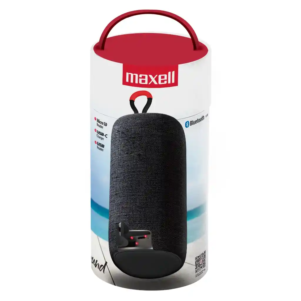 Maxell Bocina distrikt Bluetooth Black