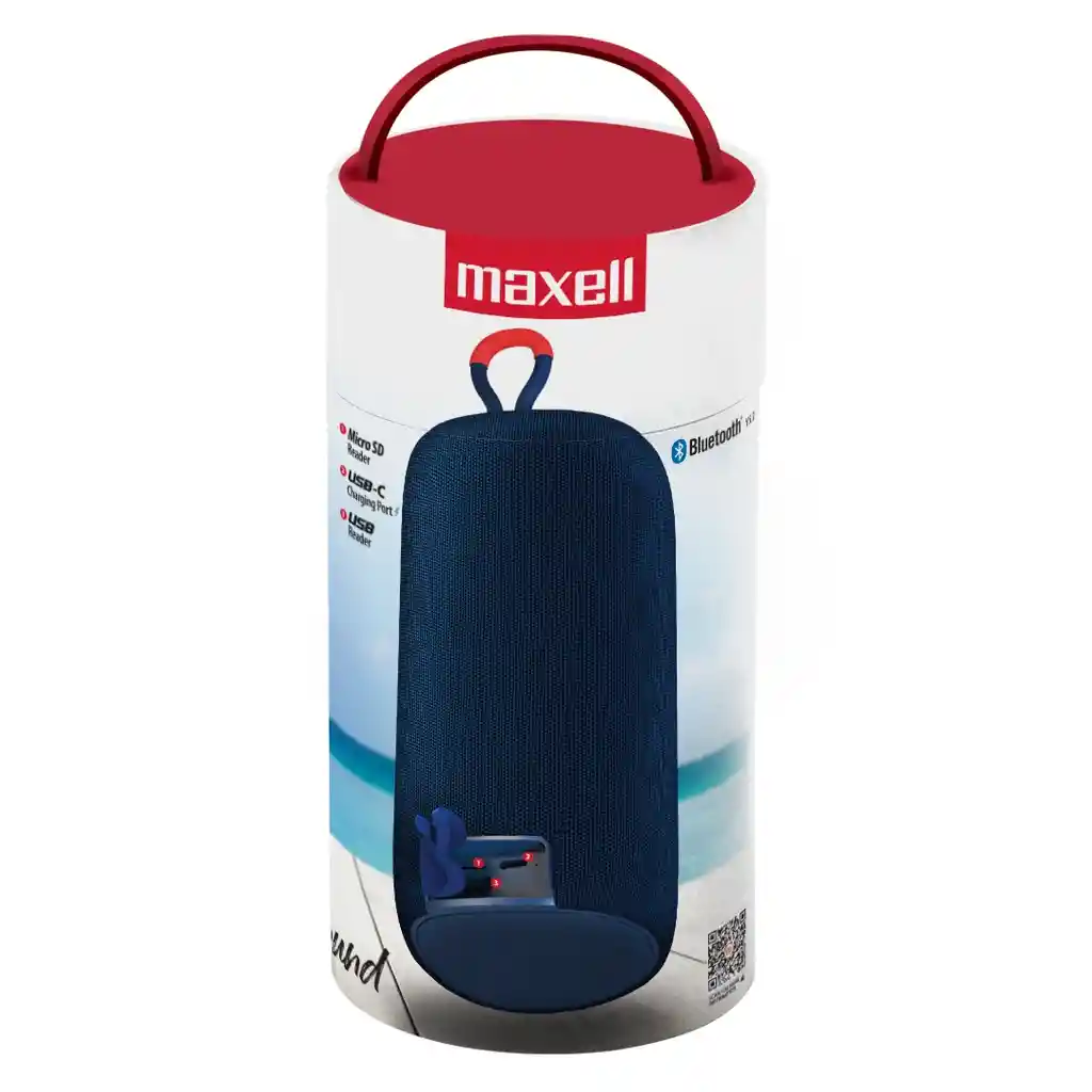 Maxell Bocina distrikt Bluetooth Navy