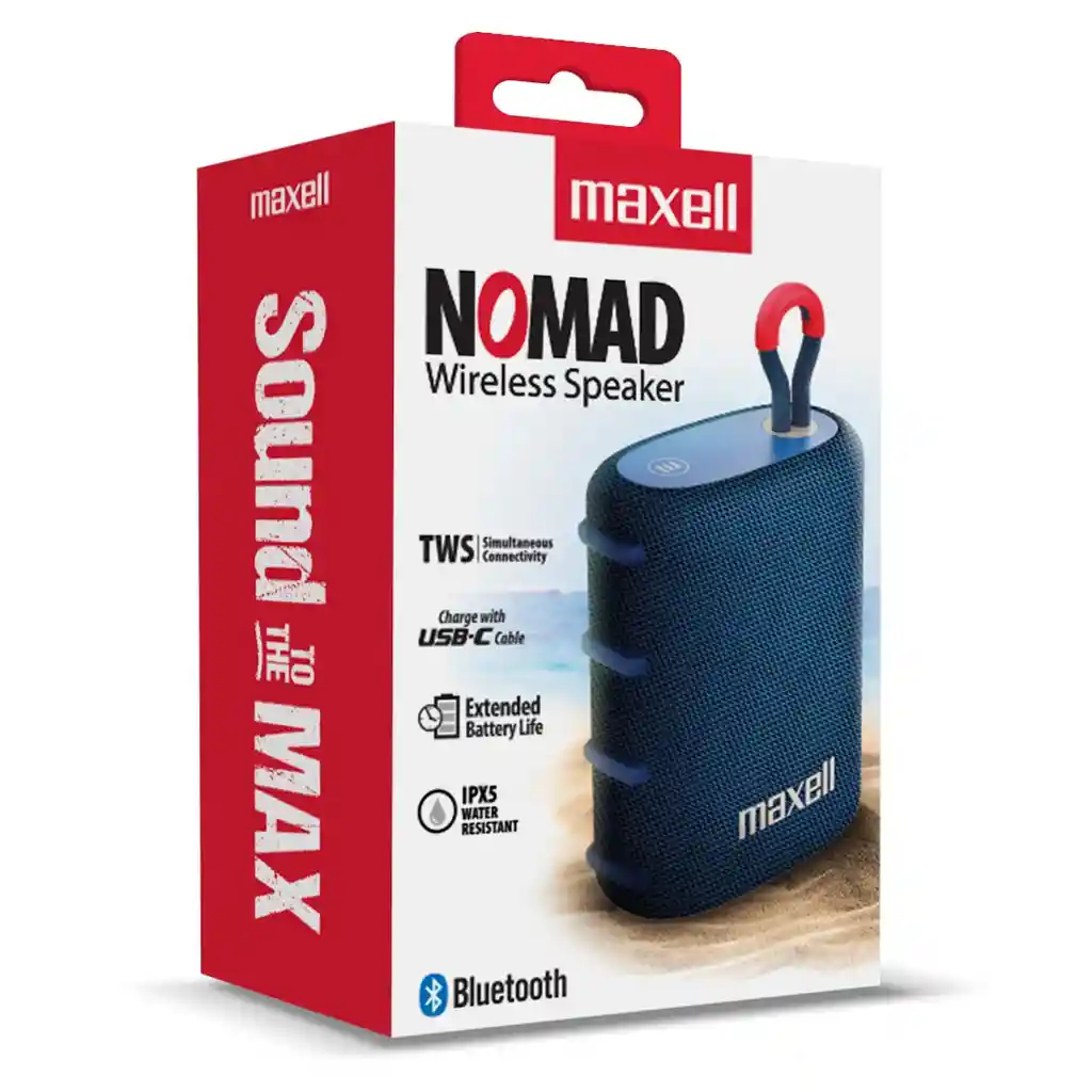 Maxell Bocina nomad Bluetooth Navy