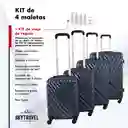 Set 4 Maletas Viaje Rigidas Abs 4 Ruedas Sky Travel