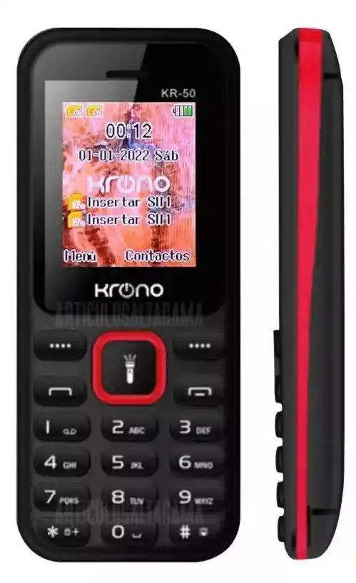 Celular Krono Red 4g Doble Sim Linterna Led Camara Bluetooth