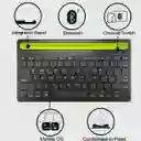 Teclado Bluetooth Recargable Inalambrico Tablet Celular Pc Krono