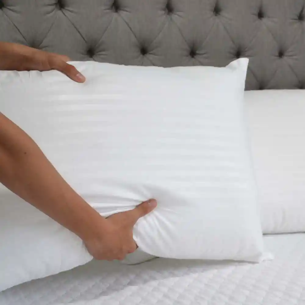 Set X 6 Almohadas Siliconadas 65x45cm Hogareto Blanco