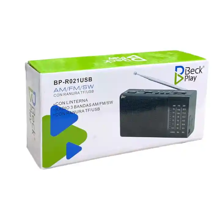 Radio Am/fm Recargable Beck Play - Usb-sd