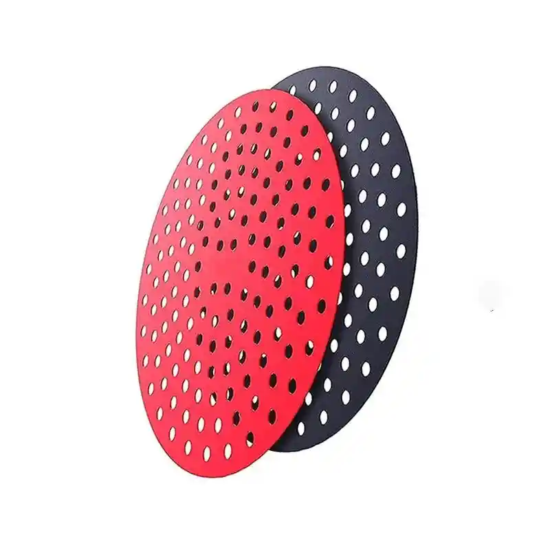 Protector Silicona Anti Adherente Air Fryer 20.2cm Rojo