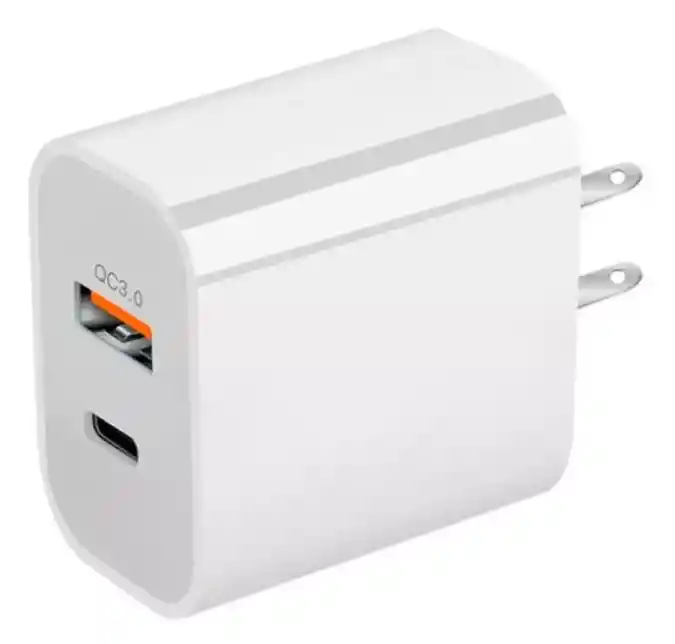 Cargador Celular Tablet Carga Rapida Tipo C 20w Usb A 18w
