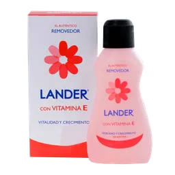 Lander Removedor De Esmalte Con Vitamina E