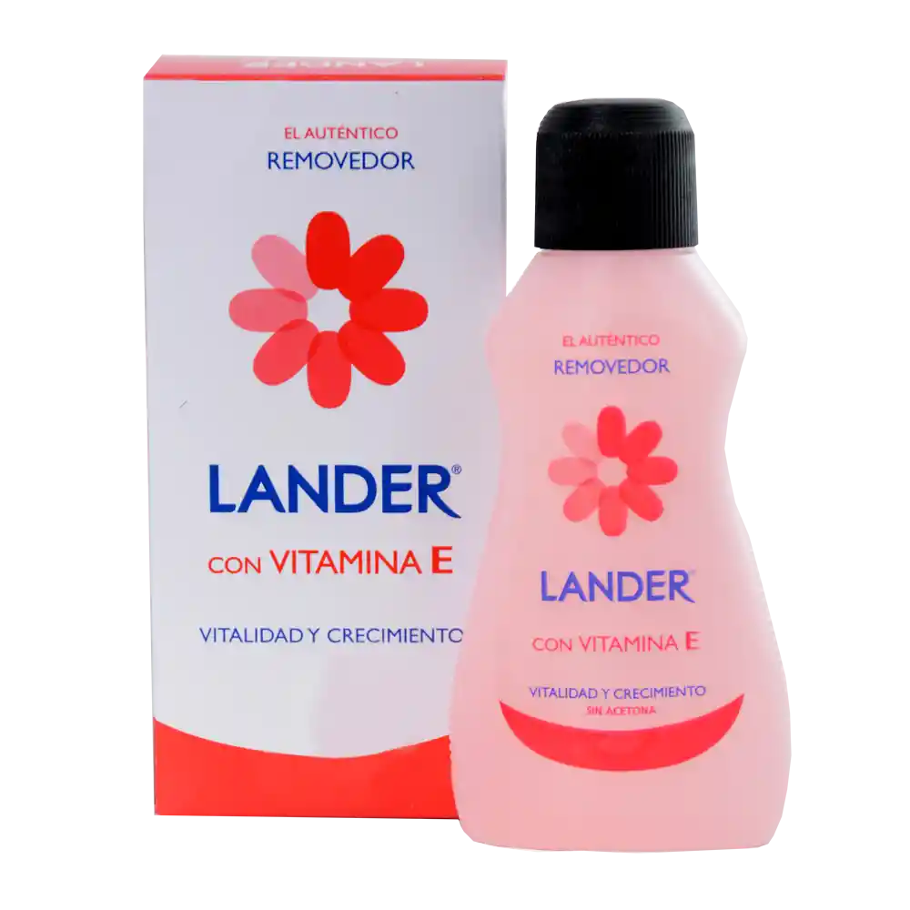 Lander Removedor De Esmalte Con Vitamina E