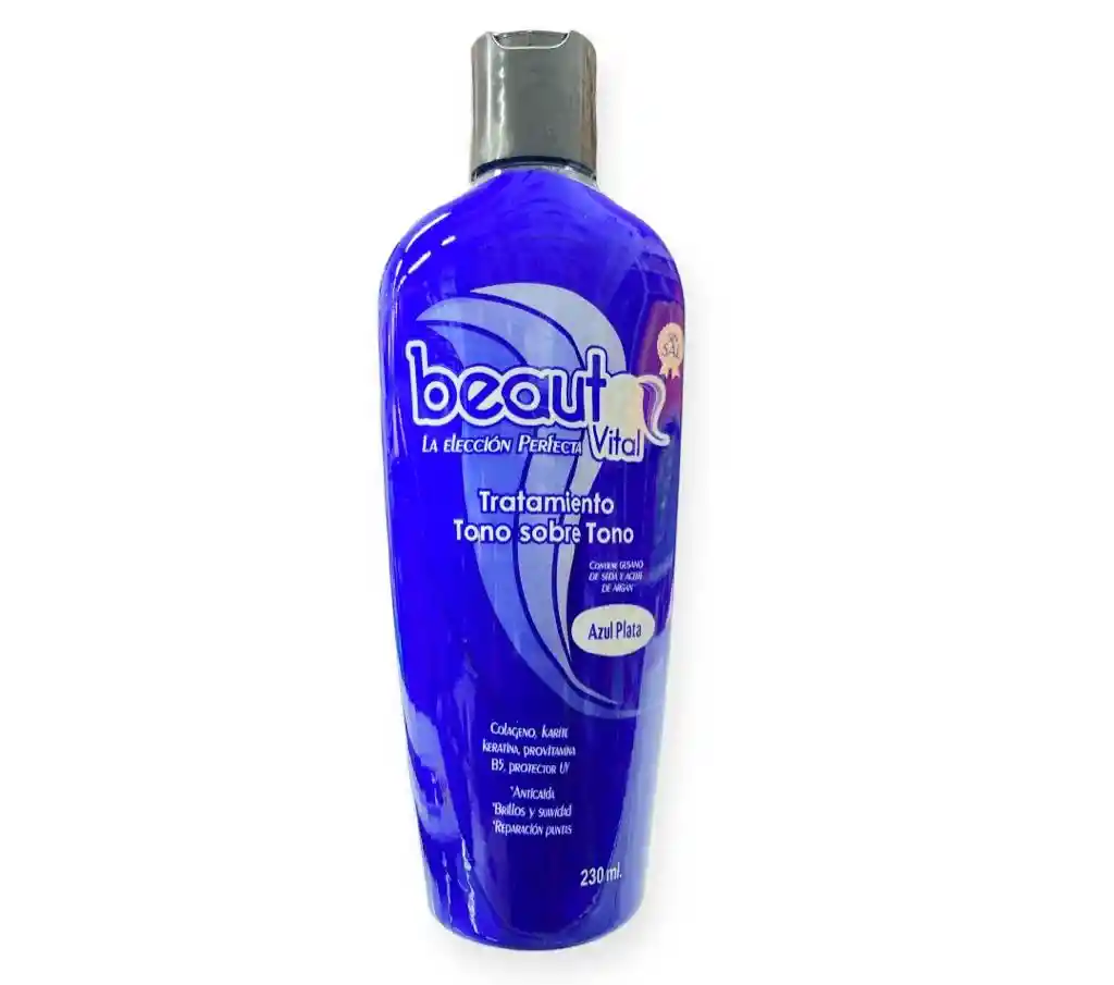 Tratamiento Tono Sobre Tono Azul Plata Beaute Vital X 230ml