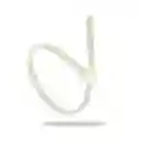 Amarre Plástico De 10 Cm Blanco 100% Nylon Marwa X 100 Unidades